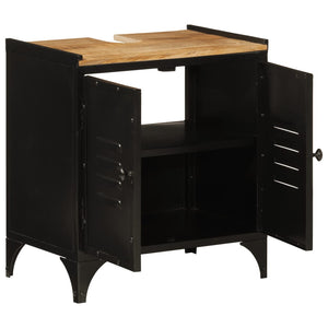 Waschbeckenunterschrank 55x35x60 cm Mango Massivholz
