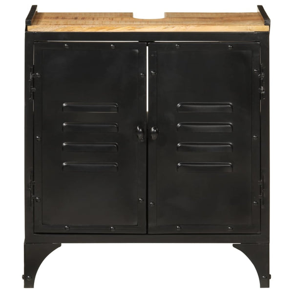 Waschbeckenunterschrank 55x35x60 cm Mango Massivholz