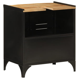 Waschbeckenunterschrank 55x35x60 cm Mango Massivholz