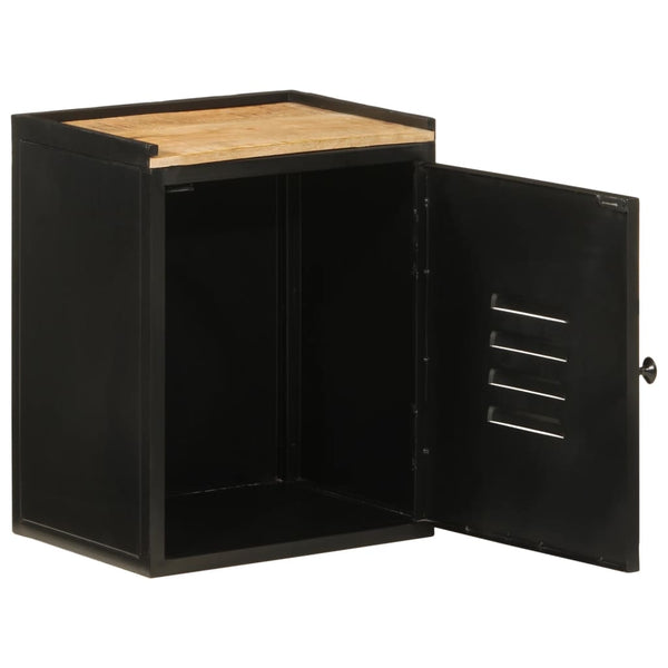 Badschrank Mango Massivholz & Eisen 40x50 cm