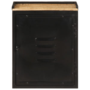 Badschrank Mango Massivholz & Eisen 40x50 cm