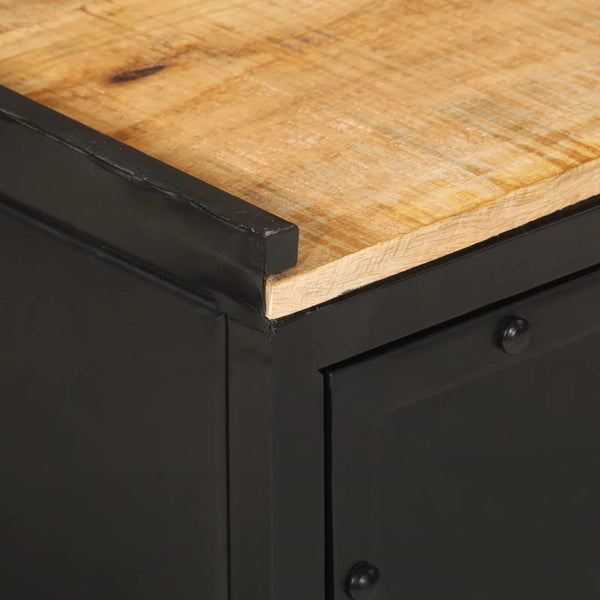 Badschrank Mango Massivholz & Eisen 40x50 cm