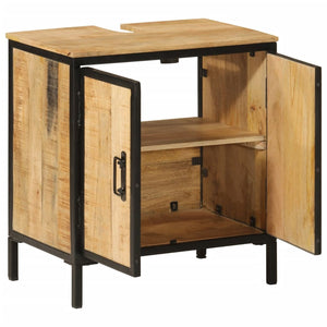 Waschbeckenunterschrank Mango Massivholz 55x60 cm