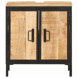 Waschbeckenunterschrank Mango Massivholz 55x60 cm