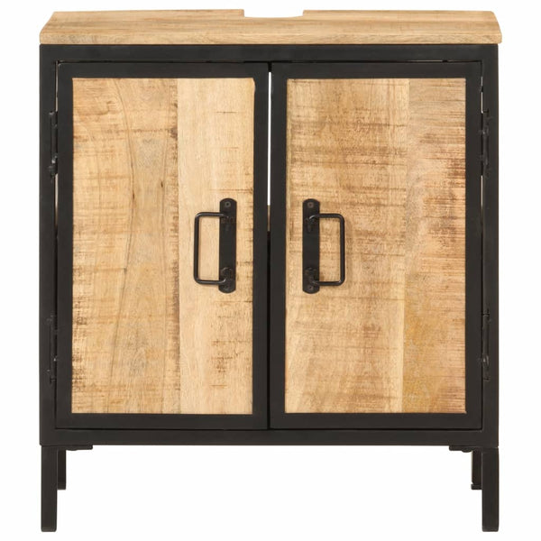 Waschbeckenunterschrank Mango Massivholz 55x60 cm
