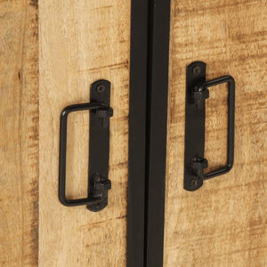 Waschbeckenunterschrank Mango Massivholz 55x60 cm