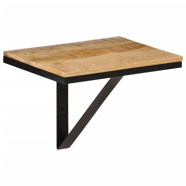 Wandregal Mango Massivholz & Eisen 40x30x32 cm