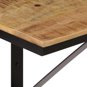Wandregal Mango Massivholz & Eisen 40x30x32 cm