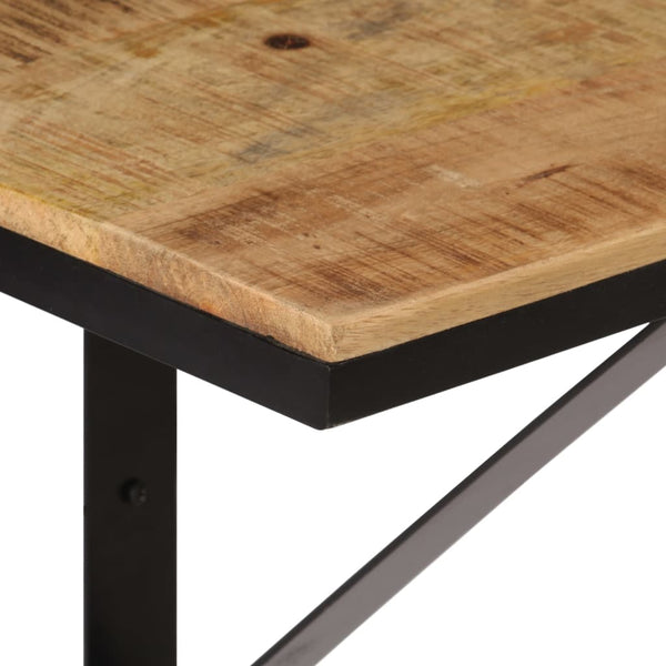 Wandregal Mango Massivholz & Eisen 40x30x32 cm