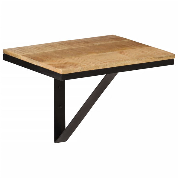 Wandregal Mango Massivholz & Eisen 40x30x32 cm