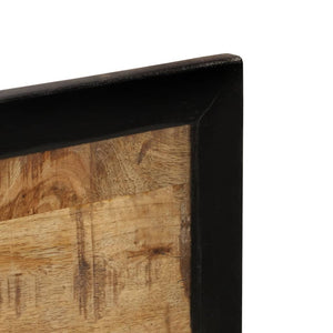Spiegel mit Ablagen, 80 cm, Mango Massivholz
