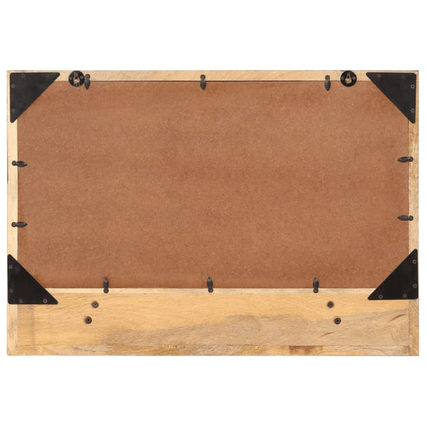 Spiegel mit Ablage Mango Holz 80x55 cm