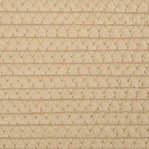 Aufbewahrungskörbe 2er Set Beige/Weiß Ø24cm