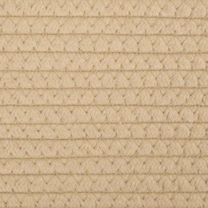 Beige/Weißer Aufbewahrungskorb Ø40cm