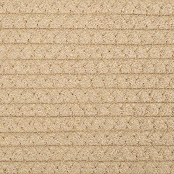 Beige/Weißer Aufbewahrungskorb Ø40cm