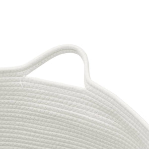 Beige Wäschekorb Baumwolle Ø55x36 cm