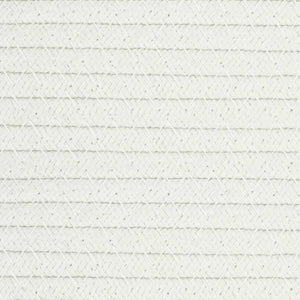 Baumwoll-Wäschekorb, Braun/Weiß, Ø55cm