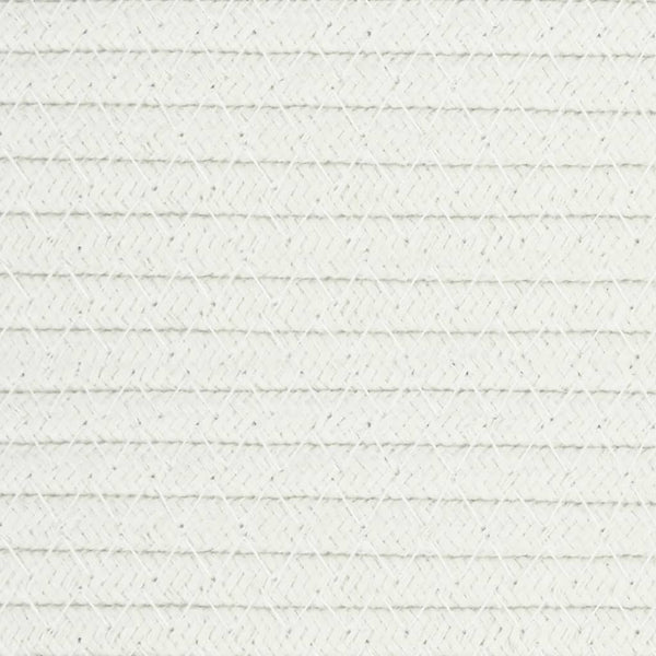 Beige/Weißer Aufbewahrungskorb Ø51cm
