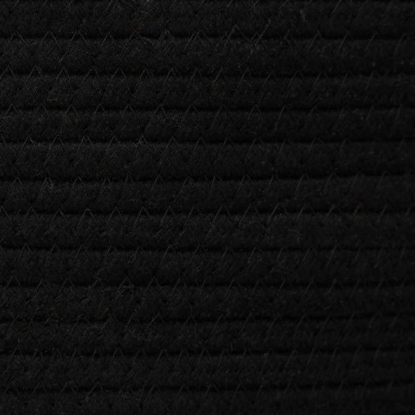 Schwarz-Weiß Aufbewahrungskorb, 49x65 cm