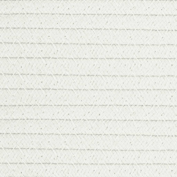 Weißer Aufbewahrungskorb Baumwolle Ø40x35 cm