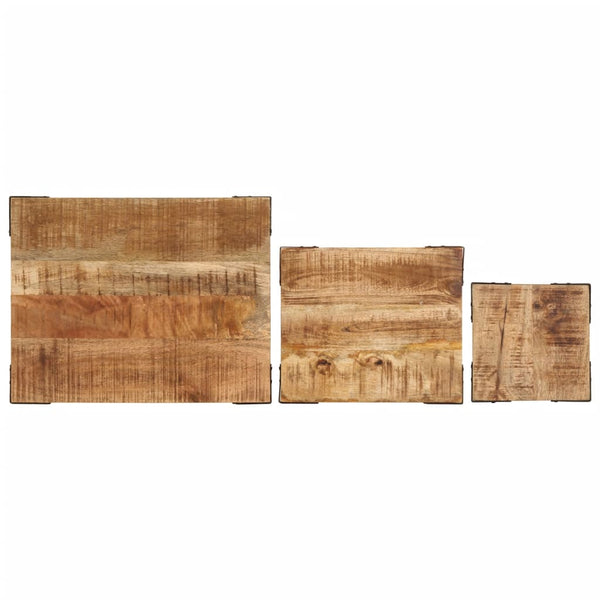 Satztische 3er Set Mango Massivholz