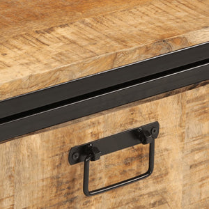 Mango Schuhschrank Massivholz 60cm