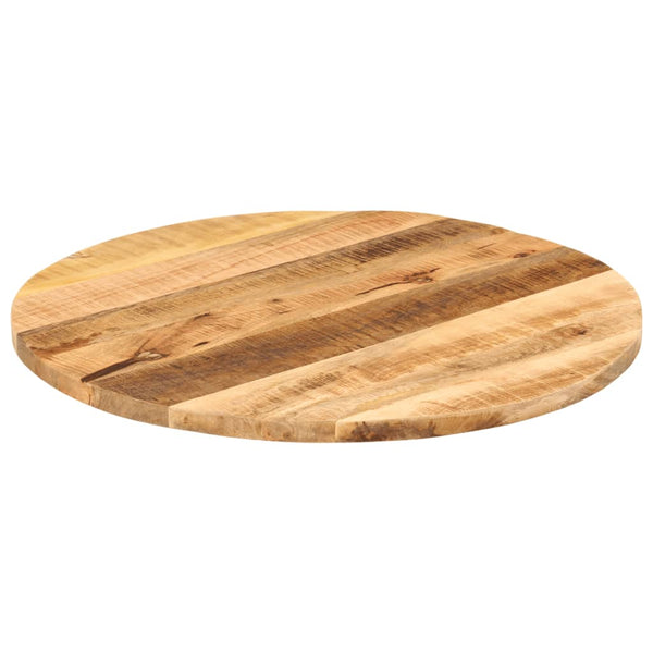 Runde Tischplatte aus Mangoholz, Ø 80 cm