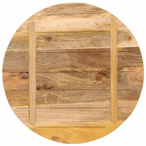 Runde Tischplatte aus Mangoholz, Ø 80 cm