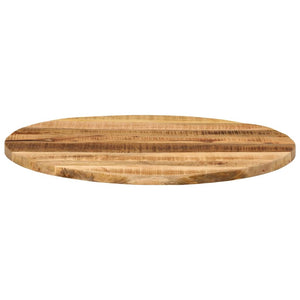 Runde Tischplatte aus Mangoholz, Ø 80cm
