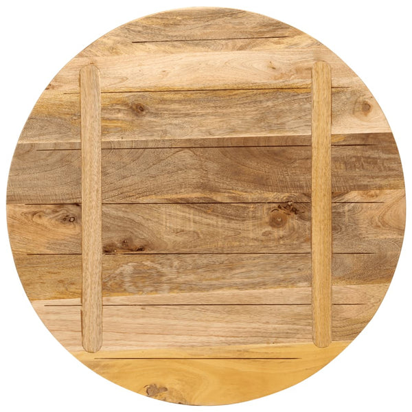 Runde Tischplatte aus Mangoholz, Ø 80cm