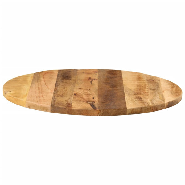 Runde Tischplatte aus Mangoholz, 90 cm