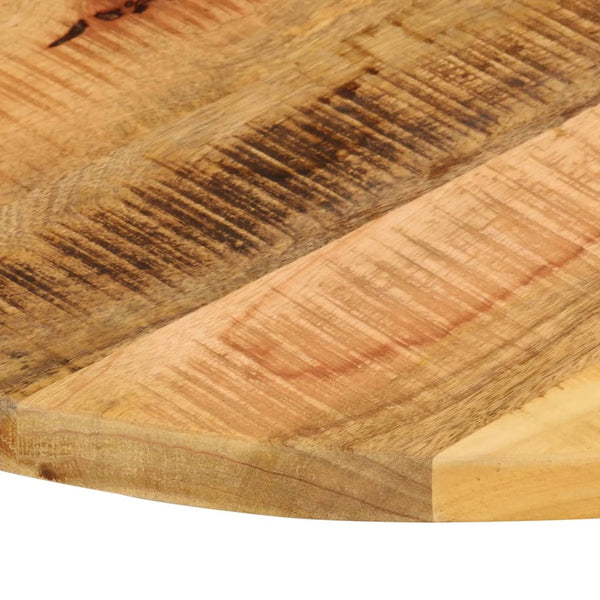 Runde Tischplatte aus Mangoholz, 90 cm