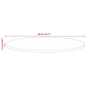 Runde Altholz Tischplatte 40 cm