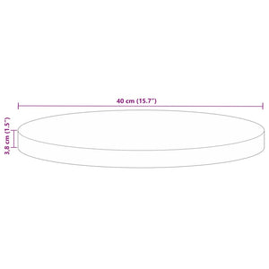 Runde Tischplatte Altholz Massiv Ø 40cm