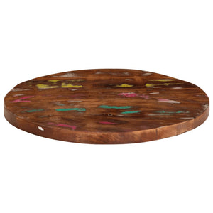 Runde Tischplatte Altholz 50 cm