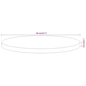 Akazie Tischplatte Rund Ø40cm