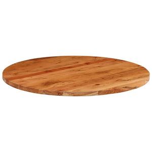 Runde Tischplatte Akazie Massivholz Ø80cm
