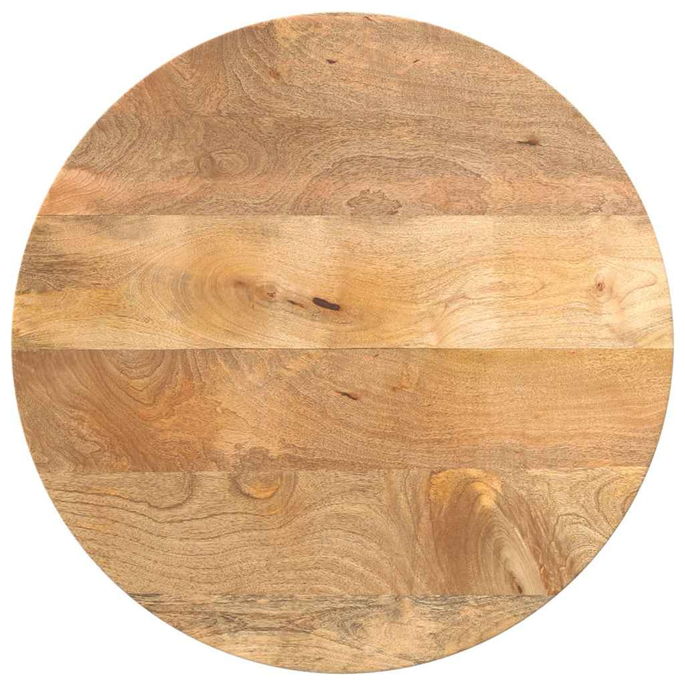 Tischplatte Mango Massivholz Ø 40cm