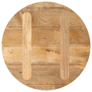 Tischplatte Mango Massivholz Ø 40cm