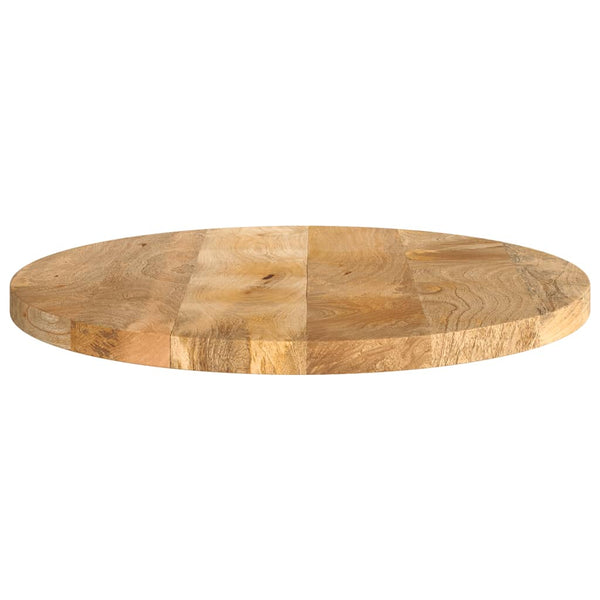 Runde Tischplatte aus Mango Massivholz Ø 50 cm