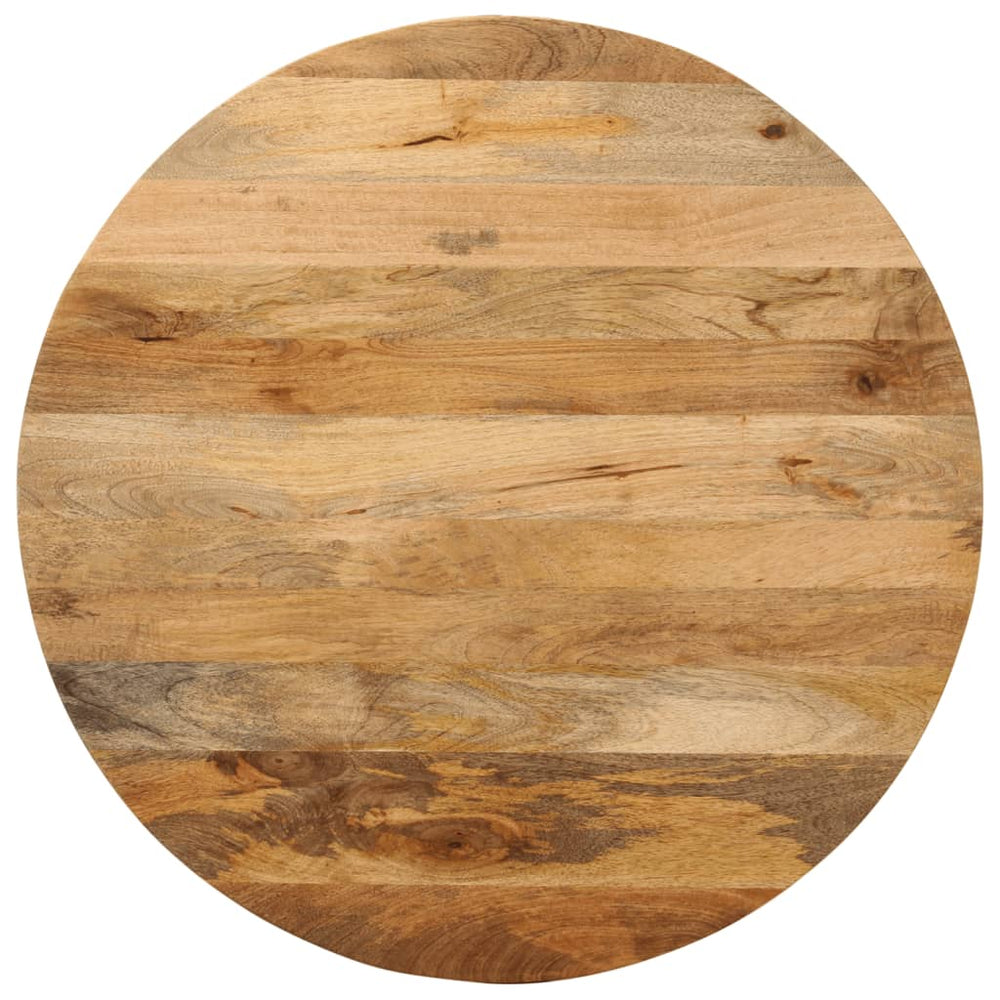 vidaXL Tabletop Ø 70x2.5 cm Round Solid Mango Wood