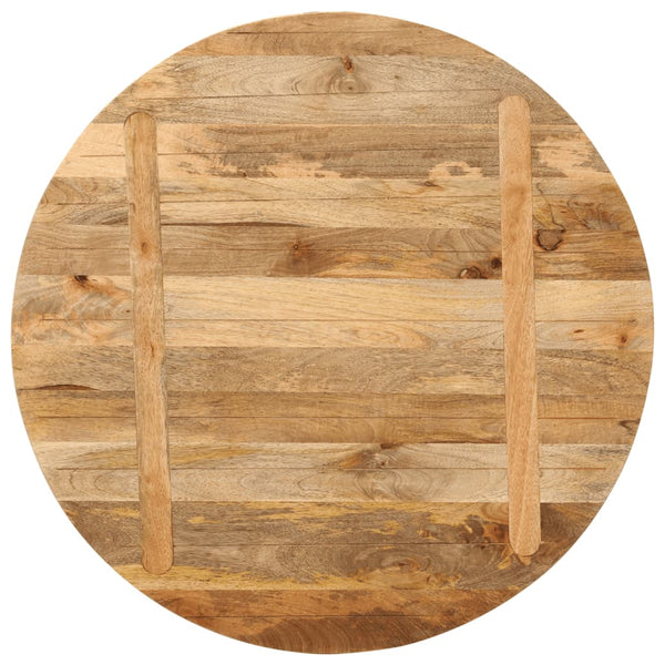 Tischplatte Mango Massivholz Ø 70cm