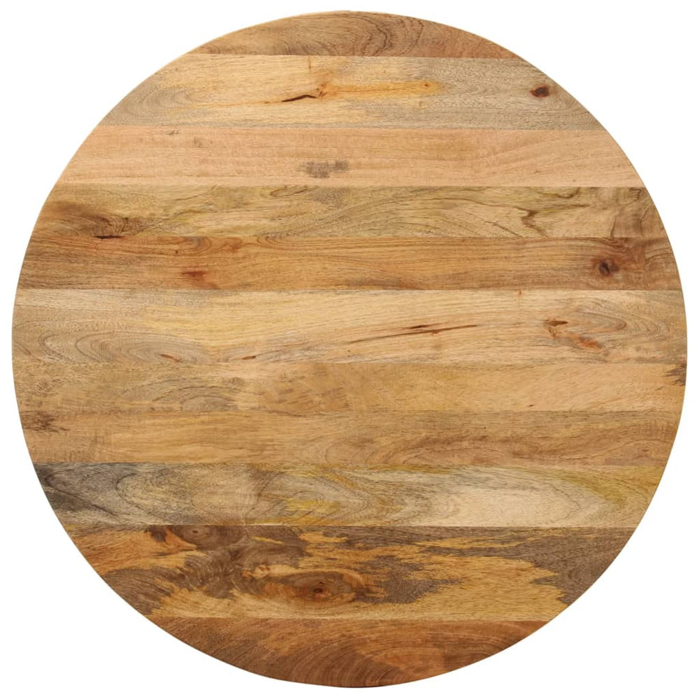 vidaXL Tabletop Ø 80x2.5 cm Round Solid Mango Wood