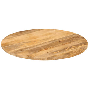 Tischplatte Mango Massivholz Ø 80cm