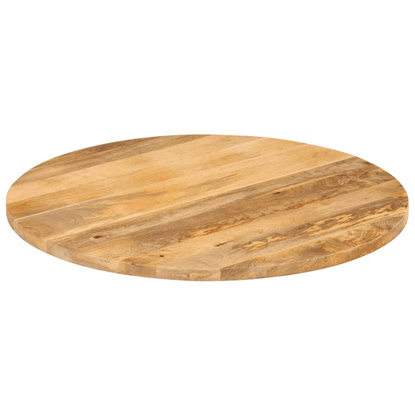 Tischplatte Mango Massivholz Ø 80cm