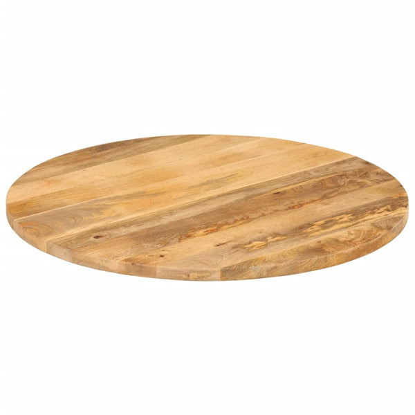 Tischplatte Mango Massivholz Rund Ø 80cm