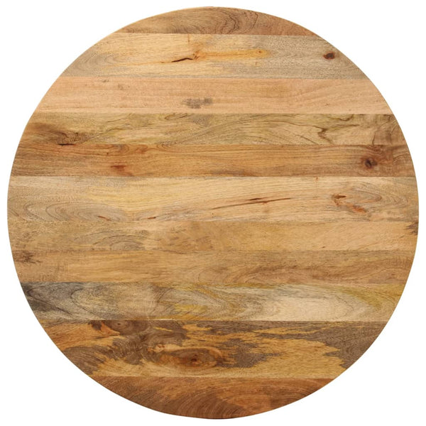Massivholz Tischplatte Mango Ø 90cm