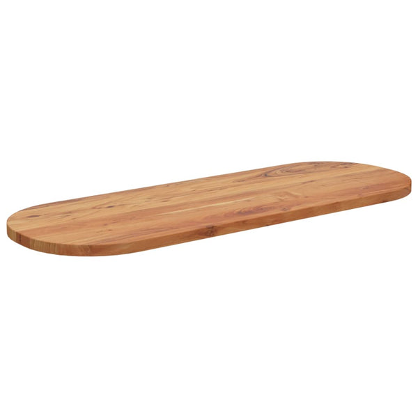 Akazie Tischplatte Oval 110x40 cm