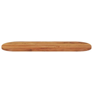 Akazie Tischplatte Oval 110x40 cm