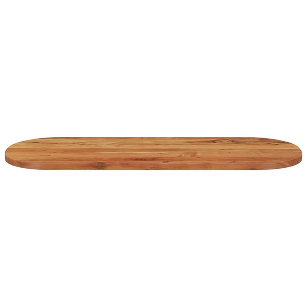 Akazie Tischplatte Oval 110x40 cm